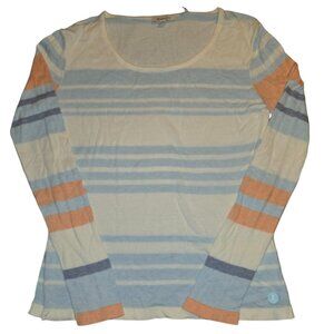 Barbour Women's Long Sleeve Soft Comfy Stretchy Shirt - Size 10 - White, Blue, &